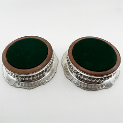 Impressive Pair of Matthew Bolton Old Sheffield Plate Coasters