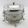 Victorian Atkin Brothers Silver Plated Biscuit or Trinket Box (c.1880)