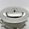 Victorian Atkin Brothers Silver Plated Biscuit or Trinket Box