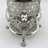 Victorian Atkin Brothers Silver Plated Biscuit or Trinket Box