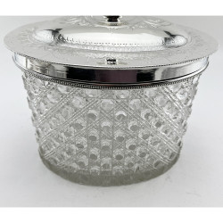 Victorian Atkin Brothers Silver Plated Biscuit or Trinket Box