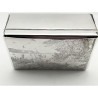 Large Size Antique Sterling Silver Shooting Scene Cigar or Trinket Box