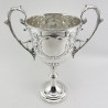 Decorative Large Victorian Silver Plated Trophy Cup (c.1890)