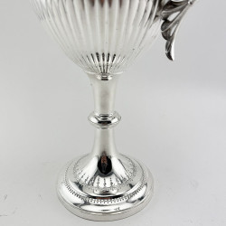 Decorative Large Victorian Silver Plated Trophy Cup