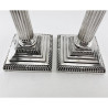 Pair of Late Victorian Carrington & Co Sterling Silver Candlesticks