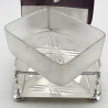 Victorian Silver Plated Butter or Sardine Dish with Swan Finial