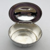 Elegant Georgian Style Sterling Silver Tea Caddy