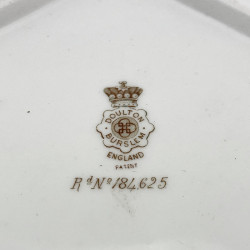 Decorative Victorian Silver Plated and China Strawberry Dish
