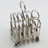 Late Victorian Silver Plated Expanding Toast Rack