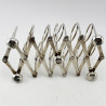 Late Victorian Silver Plated Expanding Toast Rack