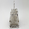 Late Victorian Silver Plated Expanding Toast Rack