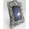 Decorative Victorian Sterling Silver Photo Frame