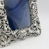 Decorative Victorian Sterling Silver Photo Frame