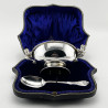 Fine Quality Antique Boxed Sterling Silver Christening Set (1912)