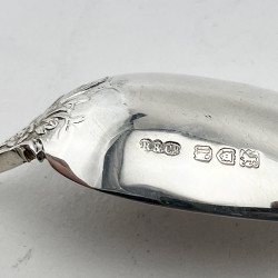 Fine Quality Antique Boxed Sterling Silver Christening Set