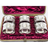 Pretty Boxed Set of Six Victorian Silver Plated Napkin Rings