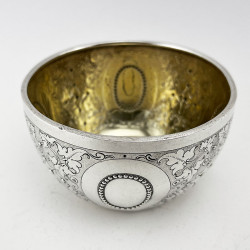 Beautiful Boxed Victorian Sterling Silver Christening Set