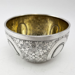 Beautiful Boxed Victorian Sterling Silver Christening Set