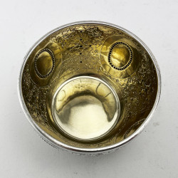 Beautiful Boxed Victorian Sterling Silver Christening Set