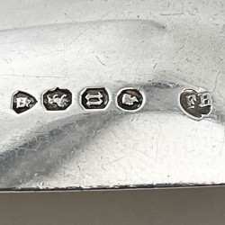 Beautiful Boxed Victorian Sterling Silver Christening Set