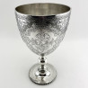 Large Victorian Sterling Silver Goblet or Trophy