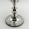 Large Victorian Sterling Silver Goblet or Trophy