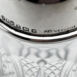 Hukin & Heath Sterling Silver Topped Cocktail Shaker