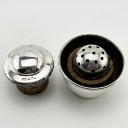 Hukin & Heath Sterling Silver Topped Cocktail Shaker