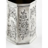 Early Victorian Octagonal Sterling Silver Christening Mug