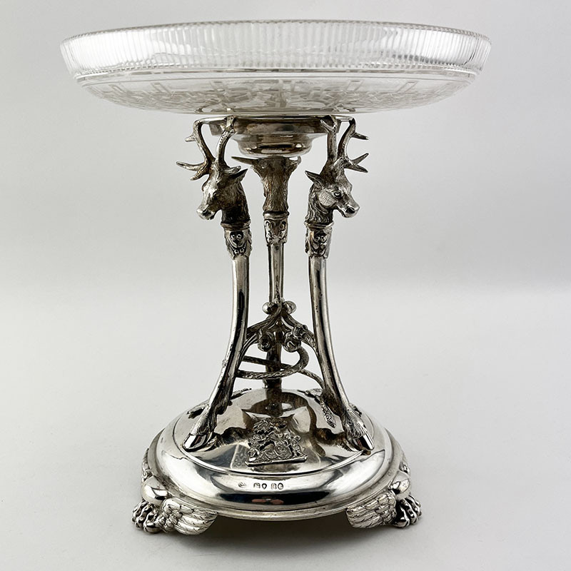 Decorative Victorian Sterling Silver Table Centrepiece (1875)