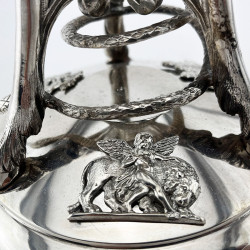 Decorative Victorian Sterling Silver Table Centrepiece