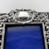 Large Decorative Victorian Sterling Silver Photo Frame