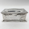 Arts and Crafts Style Edwardian Sterling Silver Box