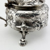 Large Victorian Sterling Silver Mustard Pot
