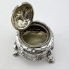 Large Victorian Sterling Silver Mustard Pot