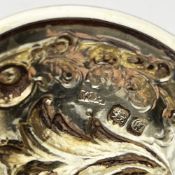 Large Victorian Sterling Silver Mustard Pot