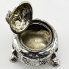 Large Victorian Sterling Silver Mustard Pot