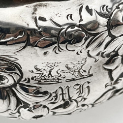 Large Victorian Sterling Silver Mustard Pot