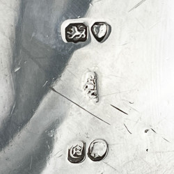 Large Victorian Sterling Silver Mustard Pot