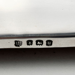 Smart Antique Plain Sterling Silver Photo Frame