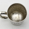 Large William Hutton Sterling Silver Christening Mug