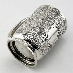 Large William Hutton Sterling Silver Christening Mug