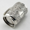 Large William Hutton Sterling Silver Christening Mug
