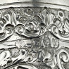Large William Hutton Sterling Silver Christening Mug