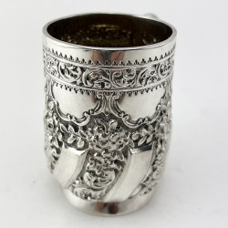 Victorian Sterling Silver Christening Mug