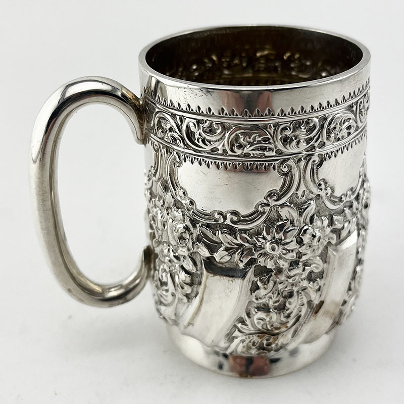 Victorian Sterling Silver Christening Mug (1894)