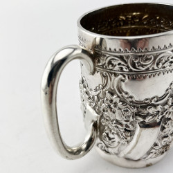 Victorian Sterling Silver Christening Mug