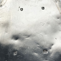 Georgian Sterling Silver Teapot with Ebony Handle