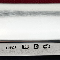 Smart Plain Victorian Sterling Silver Photo Frame