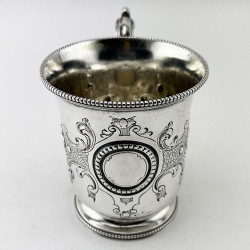Quality Victorian Sterling Silver Christening Mug